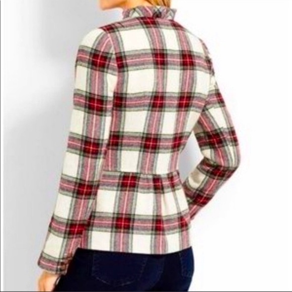 Talbots Shetland Plaid Tartan Blazer - Picture 4 of 12